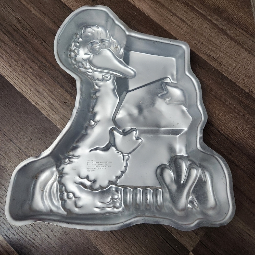 SESAME STREET Big Bird 1978 Vintage Wiltons Cake Pan